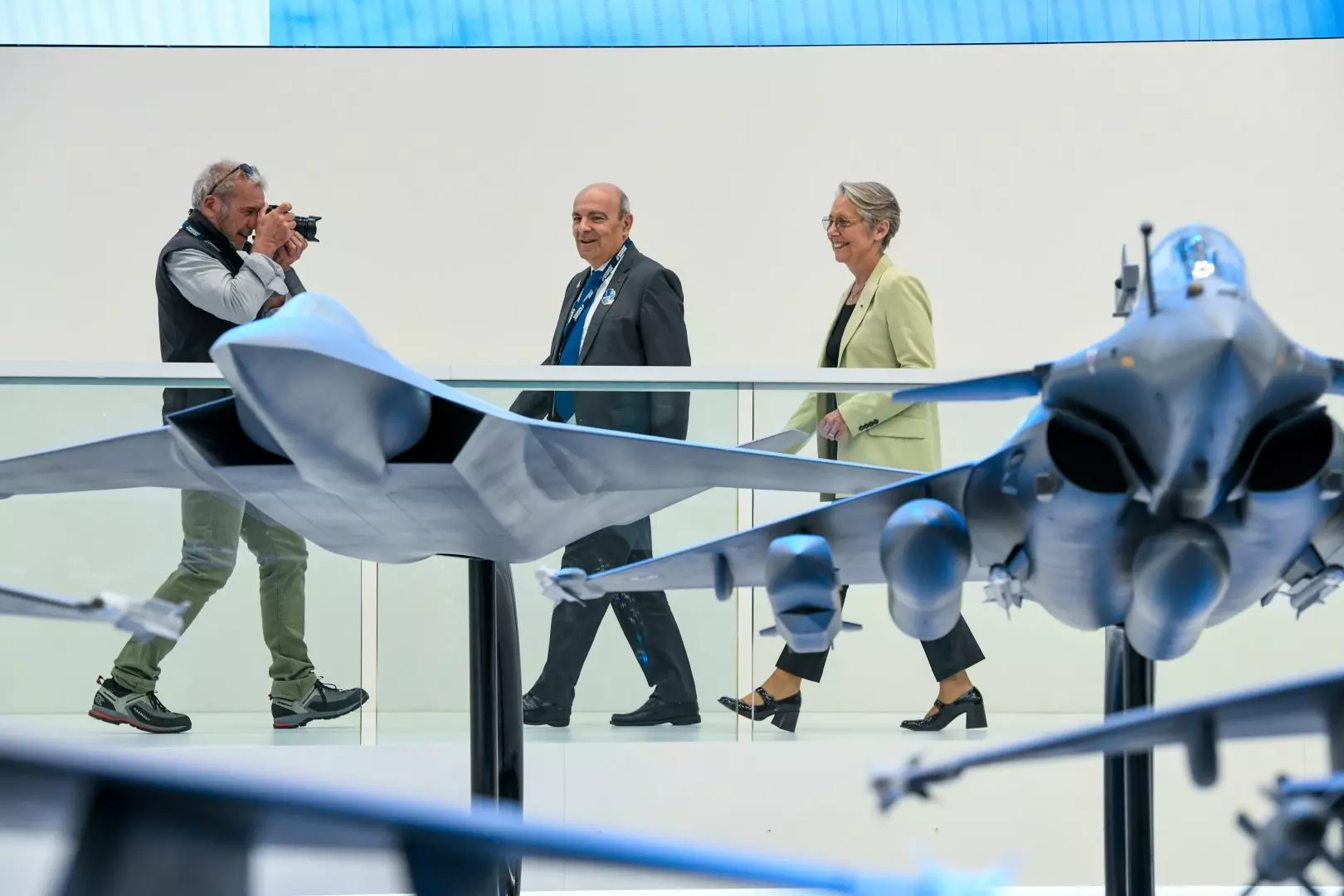Eric Trappier et Elisabeth Borne - Stand Dassault