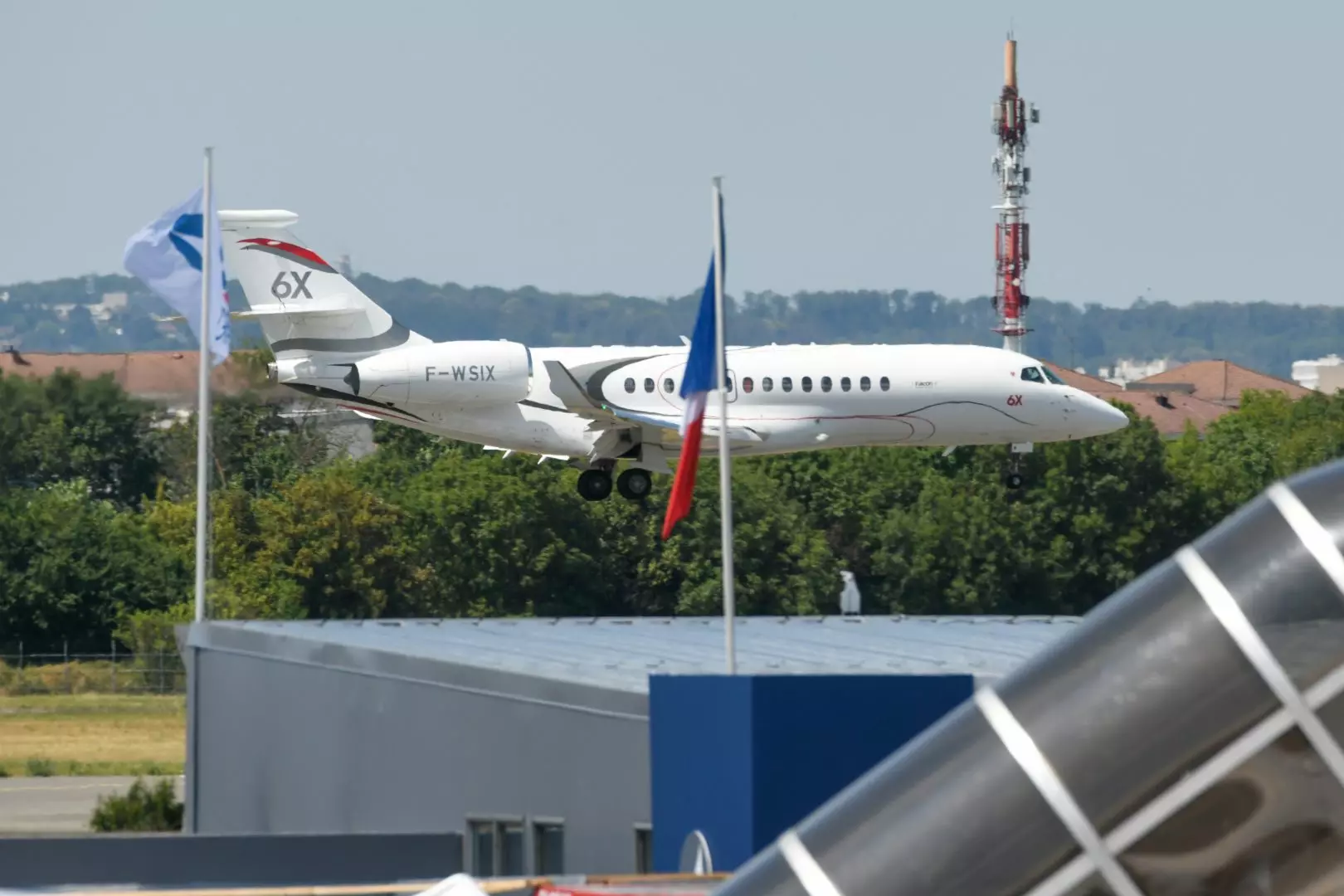 Atterrissage Falcon 6X