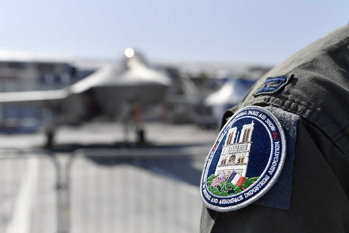 pilote américain patch F-35a mardi 17 juin