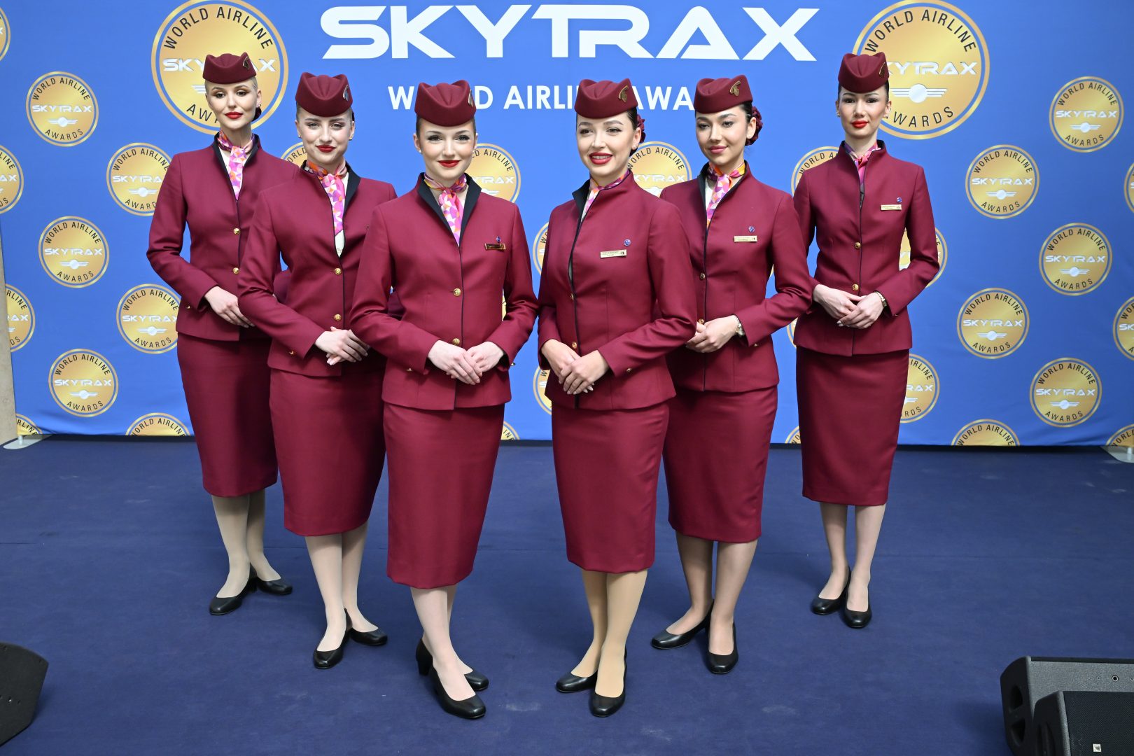 Hotesse de la compagnie aérienne Qatar Airways
Prix Mondial des Compagnies Aériennes Skytrax 2025
55ème Salon International de l'Aéronautique et de l'Espace