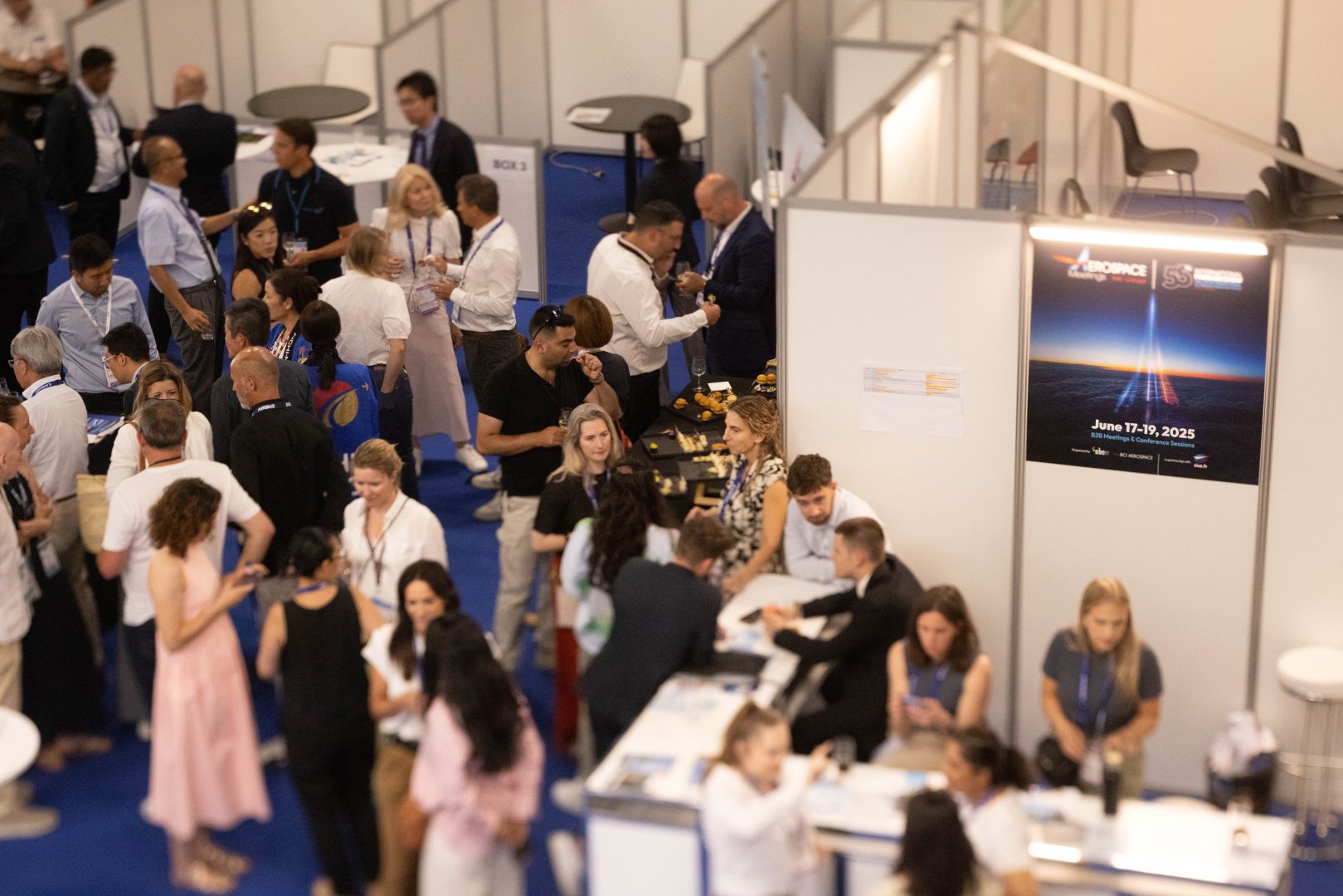 Cocktail aerospace meetings b to b